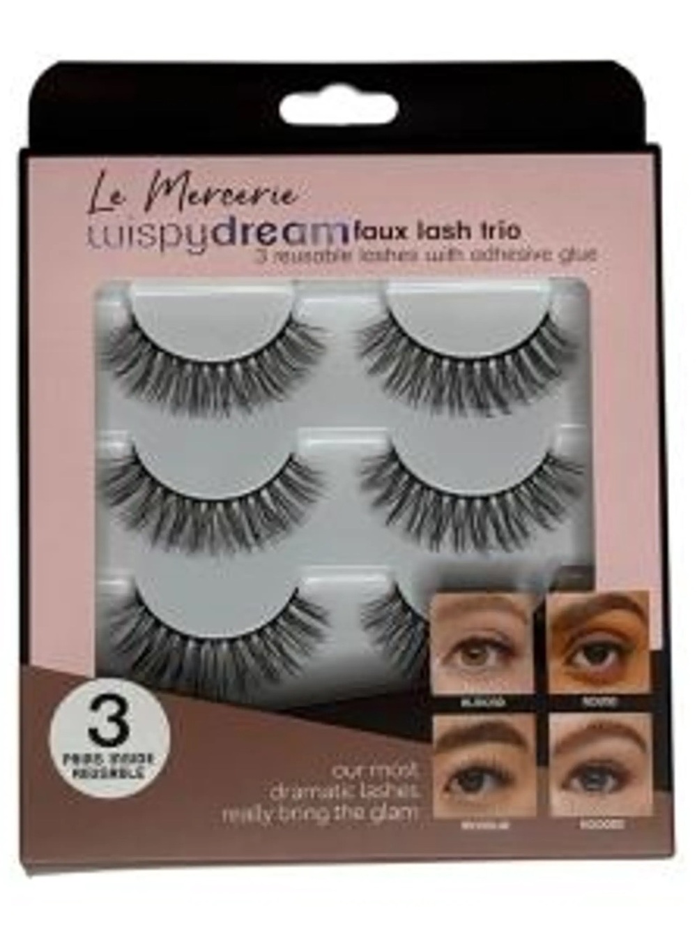Black WispyDream Faux Lash Trio - 3-Pack